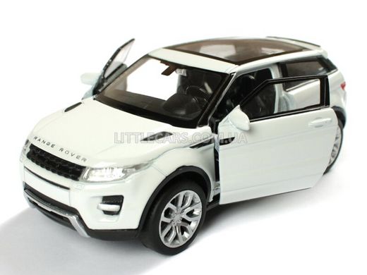 Іграшкова металева машинка Welly Land Rover Range Rover Evoque білий 43649CWW фото