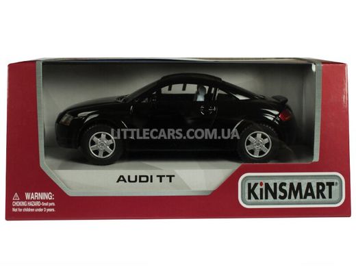 Іграшкова металева машинка Kinsmart Audi TT чорна KT5016WBL фото