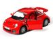 Металлическая модель машины Kinsmart Volkswagen New Beetle RSI красный KT5058WR фото 2