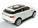 Іграшкова металева машинка Welly Land Rover Range Rover Evoque білий 43649CWW фото 3