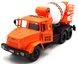Іграшковий бетонозмішувач КРАЗ УКРБУД KR-2202-11C Автопром 1:16 помаранчевий KR-2202-11C фото 2