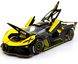 Інерційна машинка Bugatti Bolide Автопром 2400 1:24 чорно-жовта 2400Y фото 2