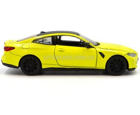 Іграшкова машинка BMW M4 (G82) 1:32 Автопром 68701 жовта 68701Y фото
