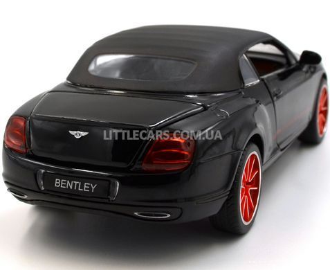 Іграшкова металева машинка Bentley Continental Supersports ISR 1:33 Автопром 68313 чорна 68313BL фото
