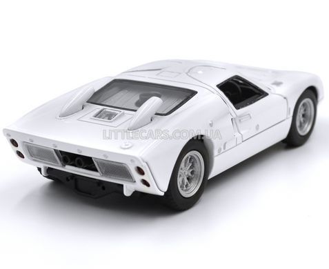 Іграшкова металева машинка Ford GT40 MKII 1966 1:38 Kinsmart KT5427W білий KT5427WW фото