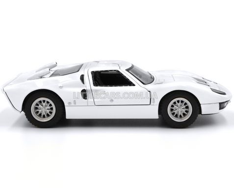 Іграшкова металева машинка Ford GT40 MKII 1966 1:38 Kinsmart KT5427W білий KT5427WW фото