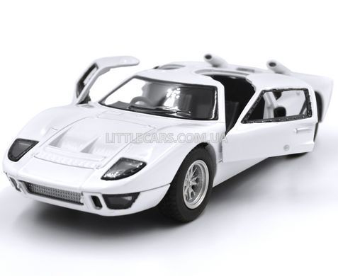 Іграшкова металева машинка Ford GT40 MKII 1966 1:38 Kinsmart KT5427W білий KT5427WW фото
