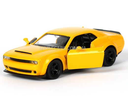 Моделька машины RMZ City Dodge Challenger SRT Demon 1:40 желтый 554040Y фото