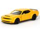 Моделька машины RMZ City Dodge Challenger SRT Demon 1:40 желтый 554040Y фото 1