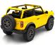 Іграшкова металева машинка Ford Bronco 2022 1:34 Kinsmart KT5438WA жовтий KT5438WAY фото 3