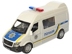 Іграшкова металева машинка Автосвіт Mercedes Sprinter 102 поліція AS2385W фото