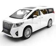 Іграшкова металева машинка Автопром 68481 Toyota Alphard 1:29 біла 68481W фото