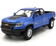 Іграшкова металева машинка Chevrolet Colorado ZR2 Автопром 68442 1:31 синій 68442B фото