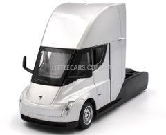 Іграшкова металева машинка Tesla Semi 1:58 Автопром AP74225 сіра AP74225LG фото