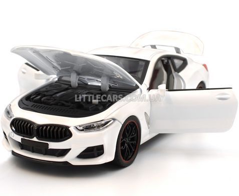Іграшкова машинка BMW 8 Series Coupe (G15) 1:24 Автосвіт AP-1788 біла AP-1788W фото