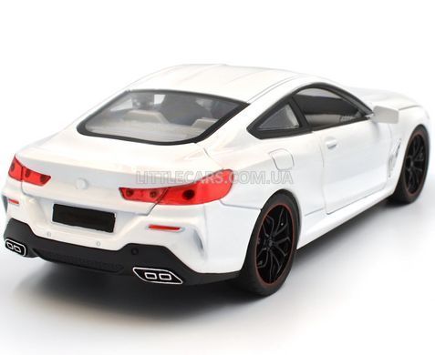 Іграшкова машинка BMW 8 Series Coupe (G15) 1:24 Автосвіт AP-1788 біла AP-1788W фото
