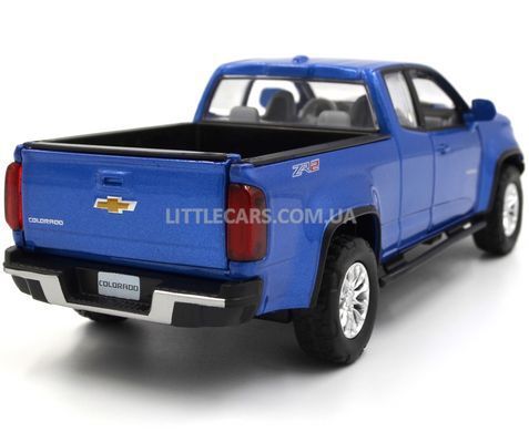 Іграшкова металева машинка Chevrolet Colorado ZR2 Автопром 68442 1:31 синій 68442B фото