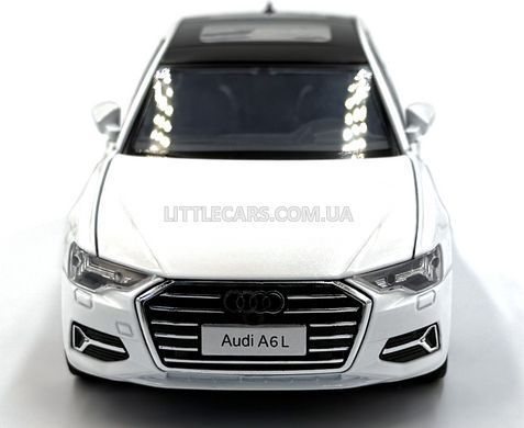 Іграшкова модель машини Audi A6L 1:25 Автопром AP7754 біла AP7754W фото