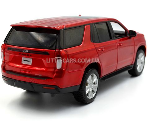 Коллекционная модель машины Chevrolet Tahoe 2021 1:26 Maisto 31533 красный 31533R фото