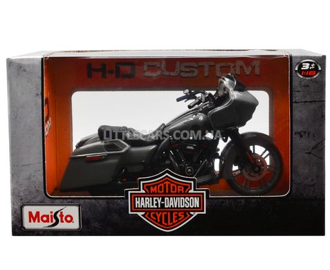 Мотоцикл Maisto Harley-Davidson 2018 CVO Road Glide 1:18 сірий 3936037DG фото