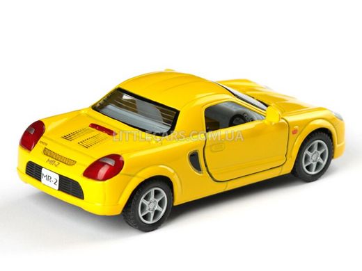 Іграшкова металева машинка Kinsmart Toyota MR2 жовта KT5026WY фото