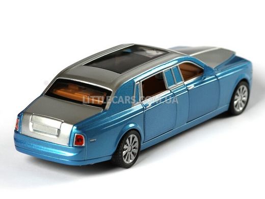 Іграшкова металева машинка Автосвіт Rolls-Royce Phantom синій AS1985B фото