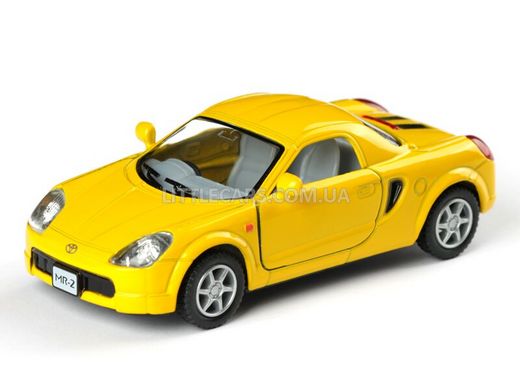 Іграшкова металева машинка Kinsmart Toyota MR2 жовта KT5026WY фото