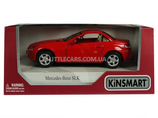 Іграшкова металева машинка Kinsmart Mercedes-Benz SLK червоний KT5095WR фото