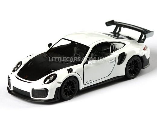 Іграшкова металева машинка Kinsmart Porsche 911 GT2 RS білий KT5408WW фото