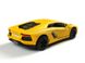 Іграшкова металева машинка Kinsmart Lamborghini Aventador LP700-4 жовтий матовий KT5370WY фото 3