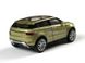 Металлическая модель машины Welly Land Rover Range Rover Evoque зеленый 43649CWGN фото 3