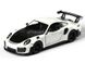 Металлическая модель машины Kinsmart Porsche 911 GT2 RS белый KT5408WW фото 1