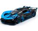 Інерційна машинка Bugatti Bolide Автопром 2400 1:24 чорно-синя 2400B фото 1