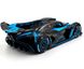 Инерционная машинка Bugatti Bolide Автопром 2400 1:24 черно-синяя 2400B фото 5