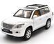 Металева модель машини Lexus LX570 Автопром 68301 1:34 білий 68301W фото 1