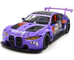 Іграшкова машинка BMW M4 GT3 1:24 Автопром 68296A(P) фіолетова 68296A(P) фото