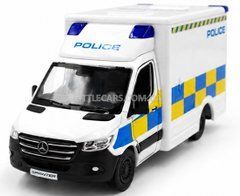 Іграшкова машинка Mercedes-Benz Sprinter Police 1:48 Kinsmart KT5479W білий KT5479WW фото