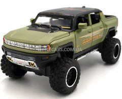 Іграшкова модель машини GMC Hummer EV Pickup (SUT) 1:26 Автопром AP7738 зелений AP7738G фото