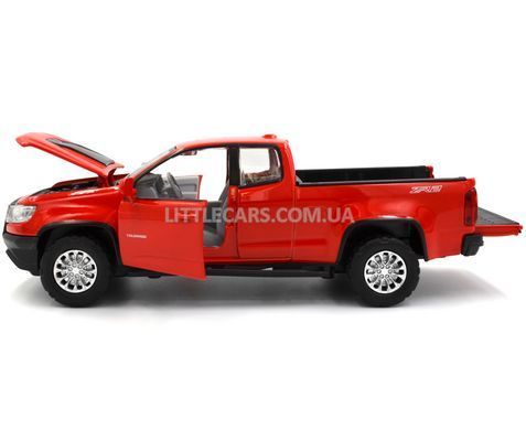 Іграшкова металева машинка Chevrolet Colorado ZR2 Автопром 68442 1:31 червоний 68442R фото