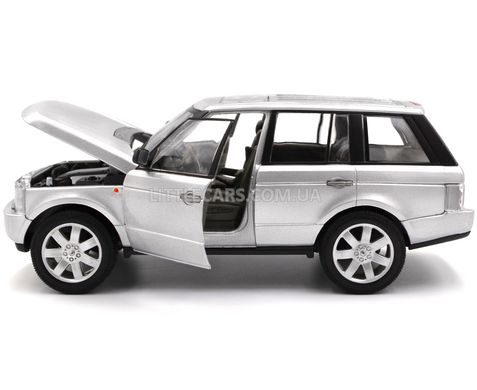 Металева модель машини Land Rover Range Rover Welly 22415 1:24 сірий 22415WG фото