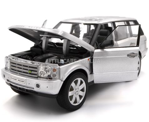 Металева модель машини Land Rover Range Rover Welly 22415 1:24 сірий 22415WG фото