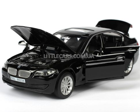 Іграшкова металева машинка Автопром BMW 535 (F10) 1:32 чорна 6605BL фото