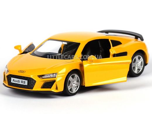 Іграшкова металева машинка RMZ City Audi R8 2015 жовта 554046Y фото