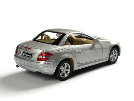 Іграшкова металева машинка Kinsmart Mercedes-Benz SLK сірий KT5095WG фото