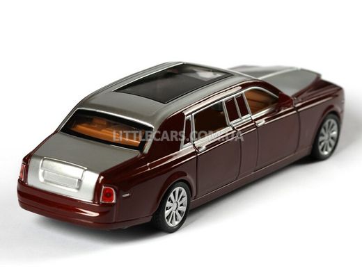 Іграшкова металева машинка Автосвіт Rolls-Royce Phantom червоний AS1985R фото