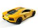 Іграшкова металева машинка Kinsmart Lamborghini Aventador LP700-4 жовтий з наклейкою KT5355WFY фото 3