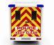 Іграшкова машинка Mercedes-Benz Sprinter Police 1:48 Kinsmart KT5479W білий KT5479WW фото 7