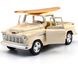 Іграшкова металева машинка Kinsmart Chevrolet Chevy Stepside Pick-UP білий з дошкою для серфингу KT5330WS1W фото 2