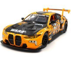 Іграшкова машинка BMW M4 GT3 1:24 Автопром 68296A жовта 68296A(Y) фото