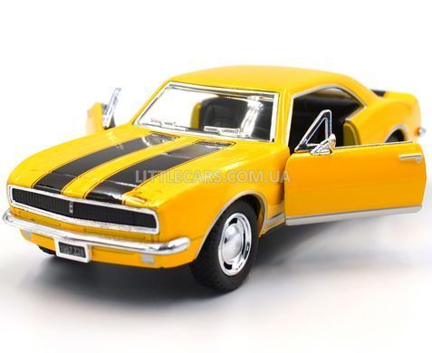 Іграшкова металева машинка Kinsmart Chevrolet Camaro Z/28 1967 жовтий KT5341WY фото